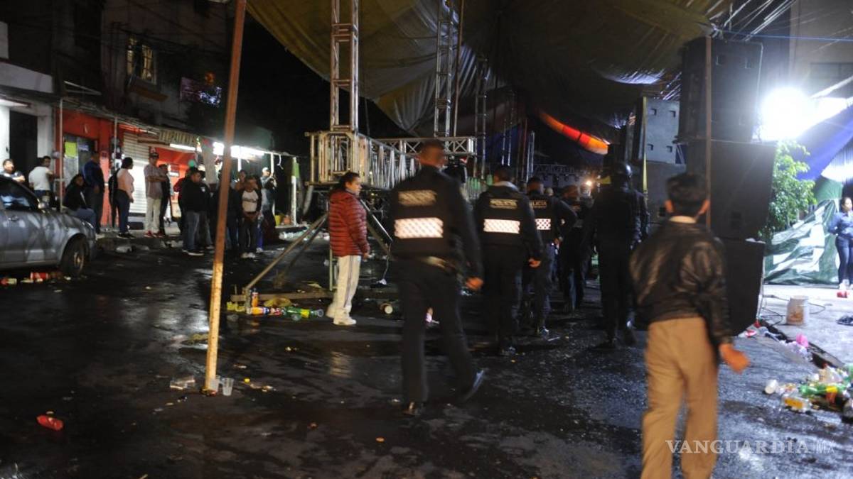 Balacera durante un baile en la CDMX deja 4 muertos