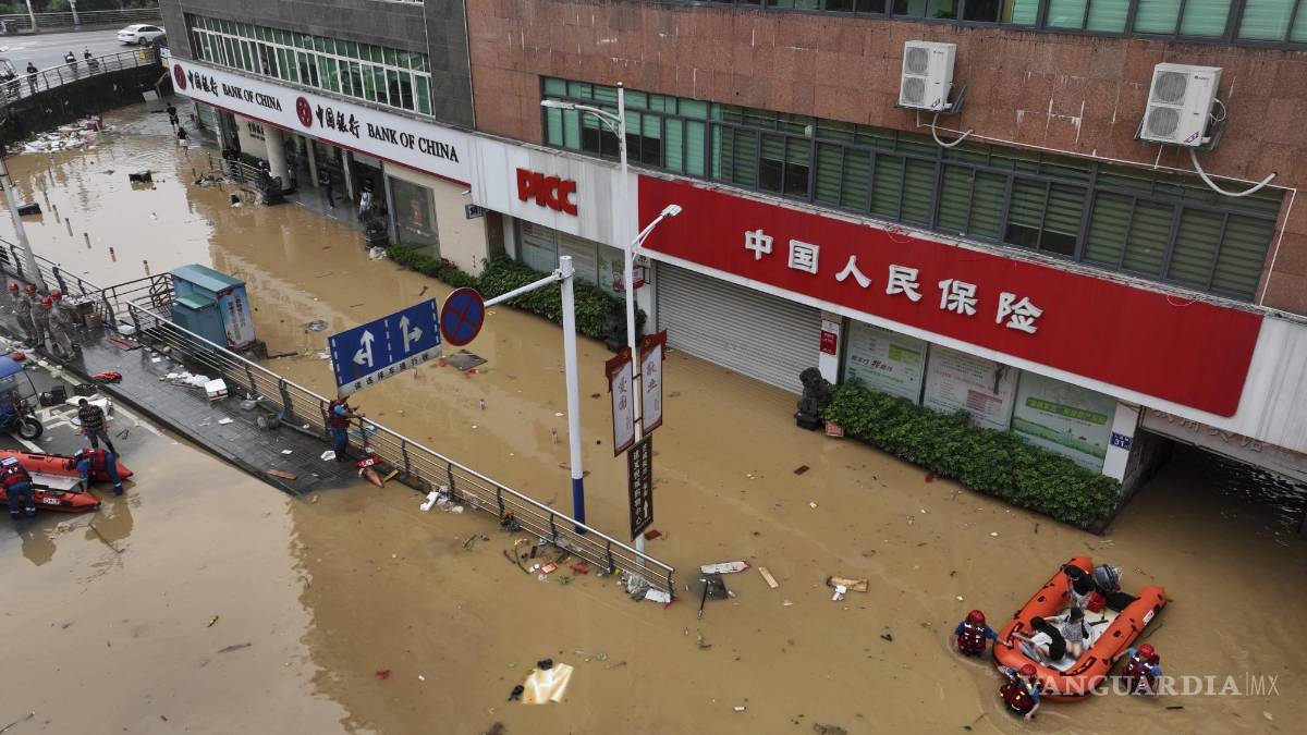 Miles de personas son evacuadas por las Inundaciones en China