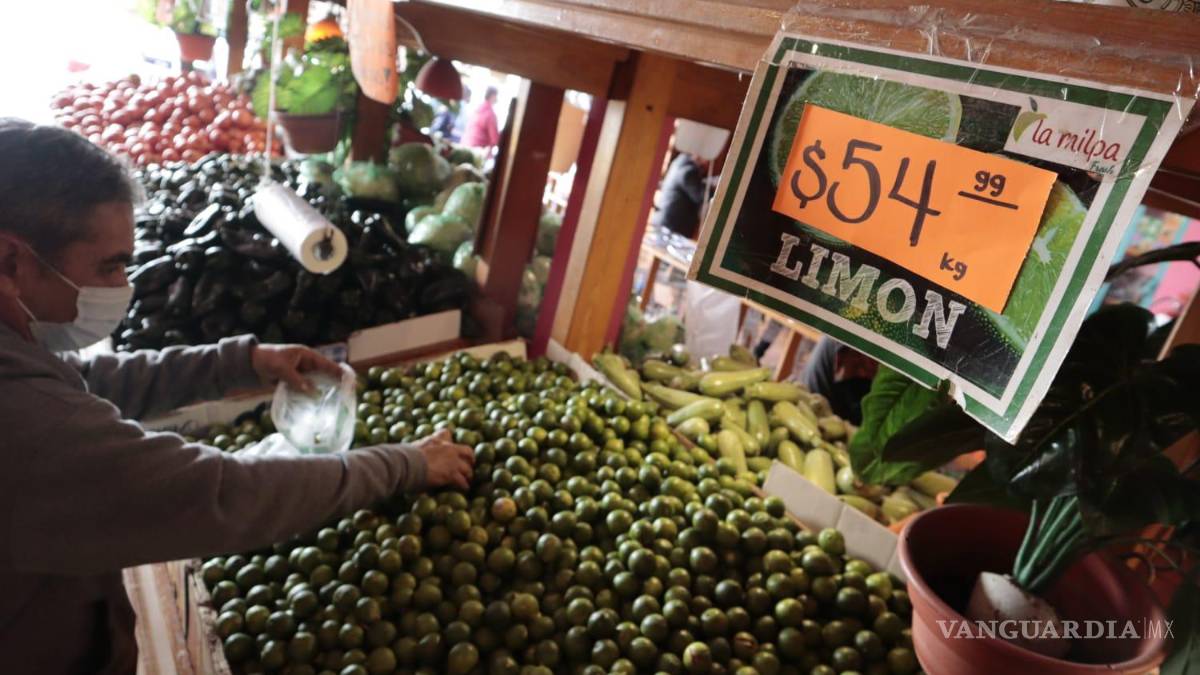 Saltillo: también es un lujo comprar limón; precio subió hasta 70 pesos en algunos mercados