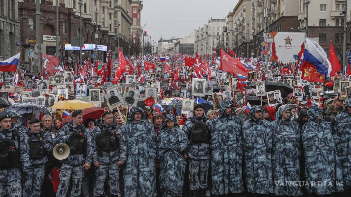 Putin participa en el Desfile del día de la victoria por los caídos en la Segunda Guerra Mundial