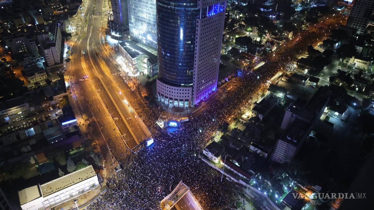 Miles de Israelíes protestan contra las de reformas al sistema judicial impulsadas por Benjamin Netanyahu
