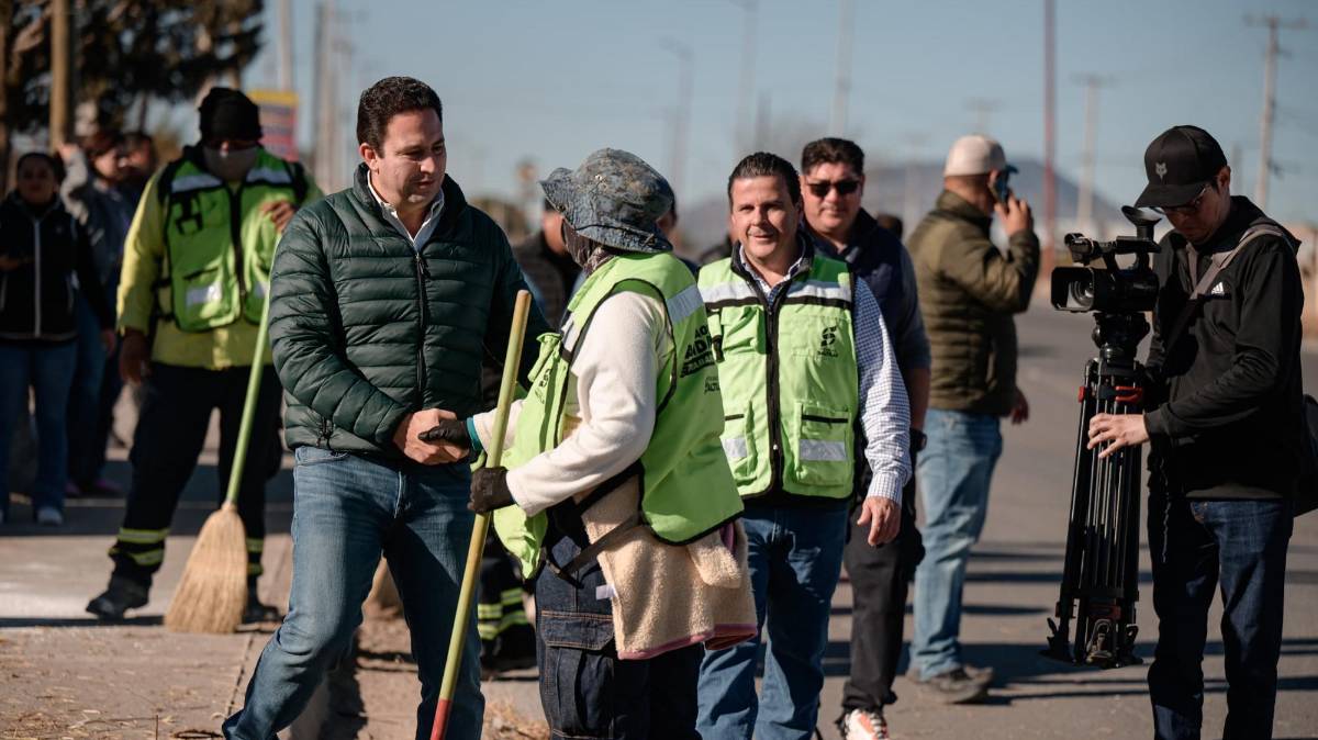 Programa muncipal de limpieza ‘Aquí andamos’, llega al bulevar Otilio, Saltillo