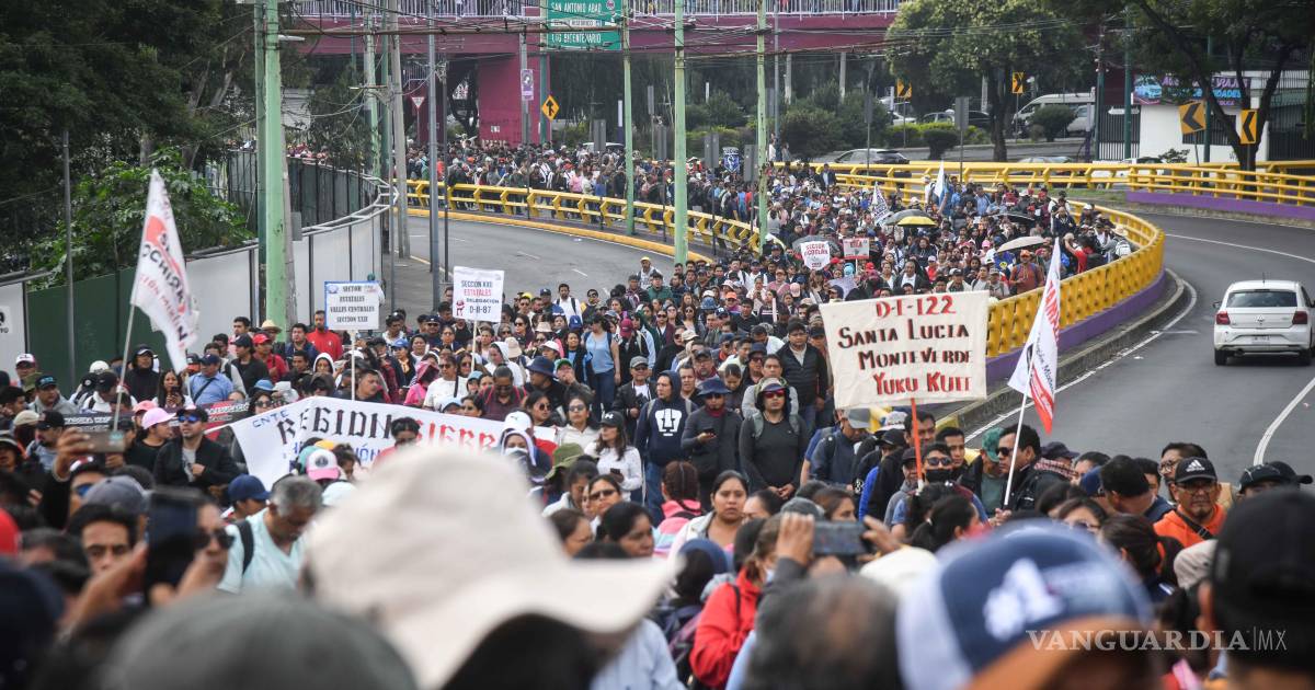 Analizan en CNTE ‘repliegue técnico’; podrían levantar plantón en CDMX