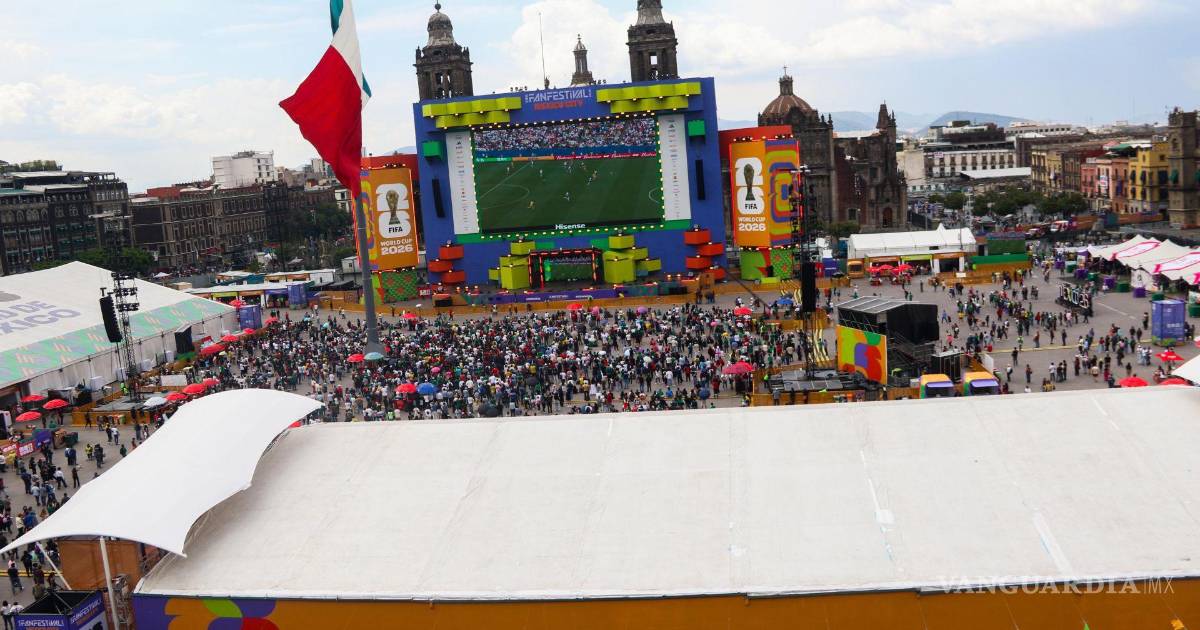 55 mil asistentes en el Fan Fest de la Ciudad de México para el partido contra Chequía