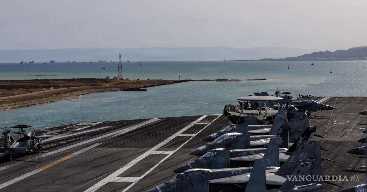 El mayor portaviones de EU, el Gerald Ford, cruza el canal de Suez y se acerca a Irán