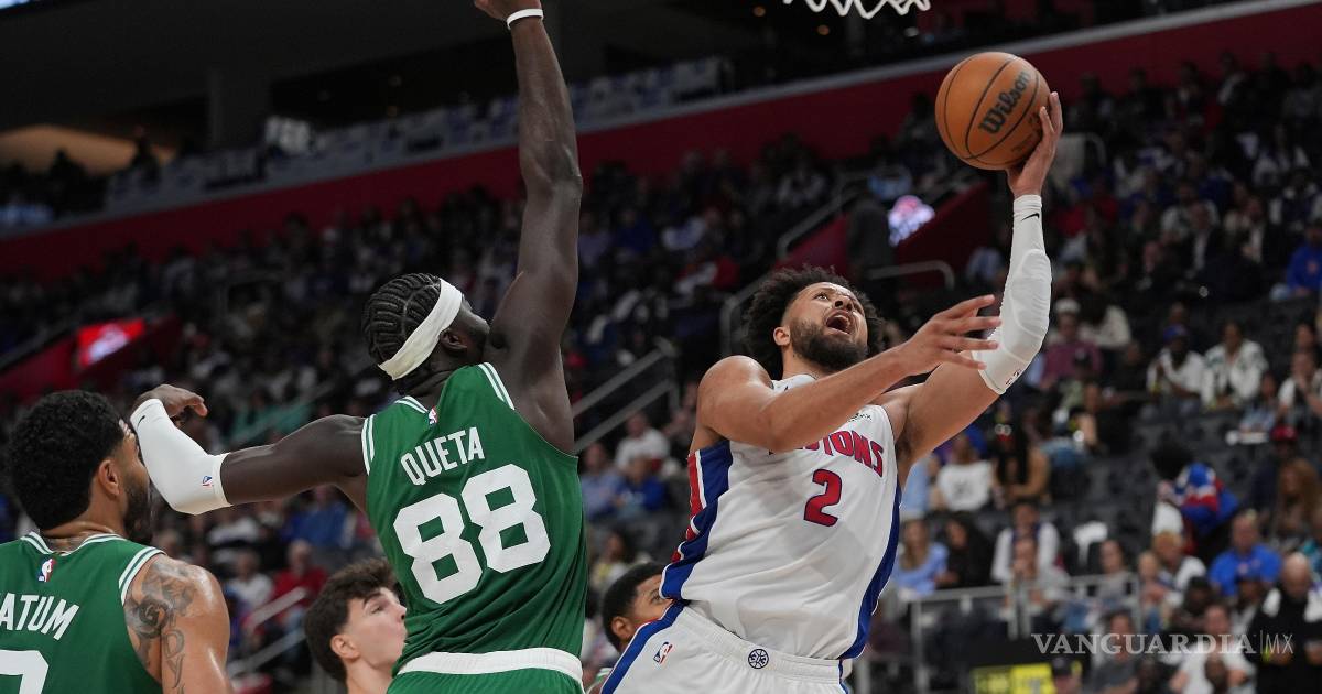Pistons firman épica remontada ante Celtics e inauguran la Temporada 2026-2027 de la NBA