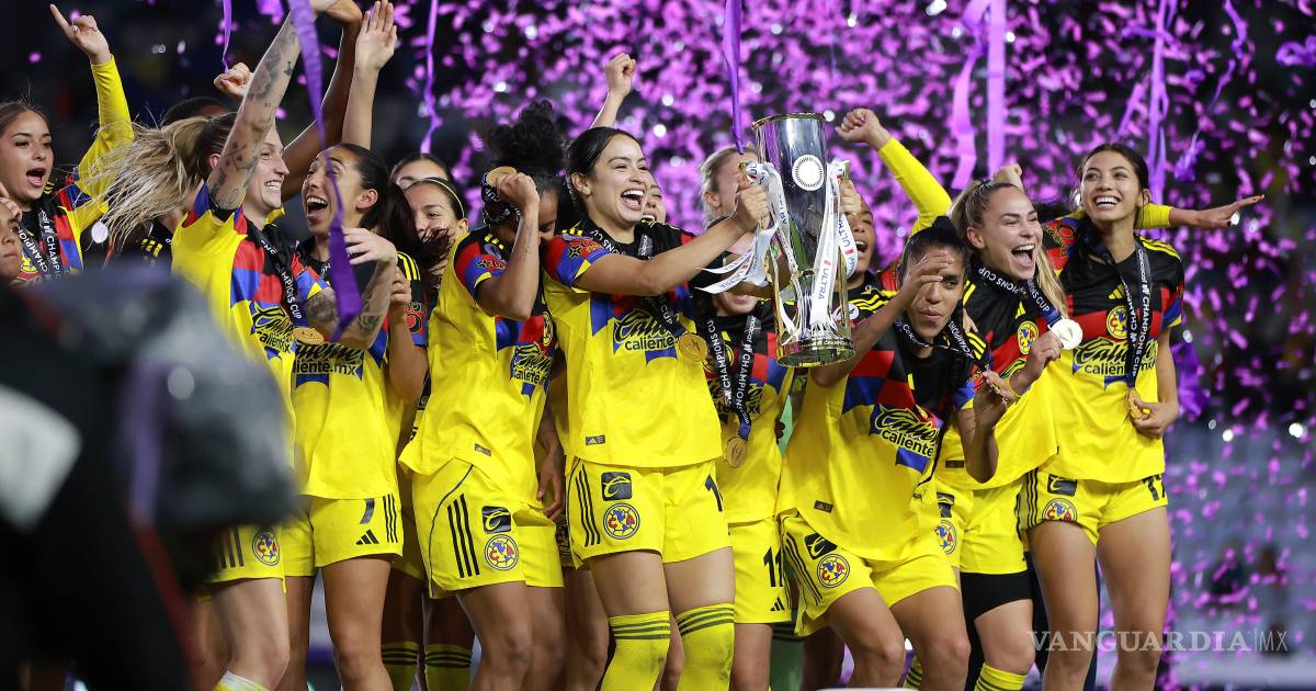 América Femenil conquista la Concacaf W Champions Cup tras vencer a Washington Spirit
