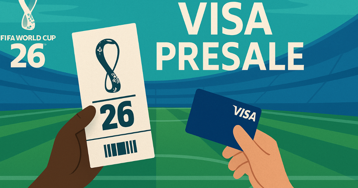 FIFA abre la preventa de boletos para el Mundial 2026 con precios desde los 1,200 pesos