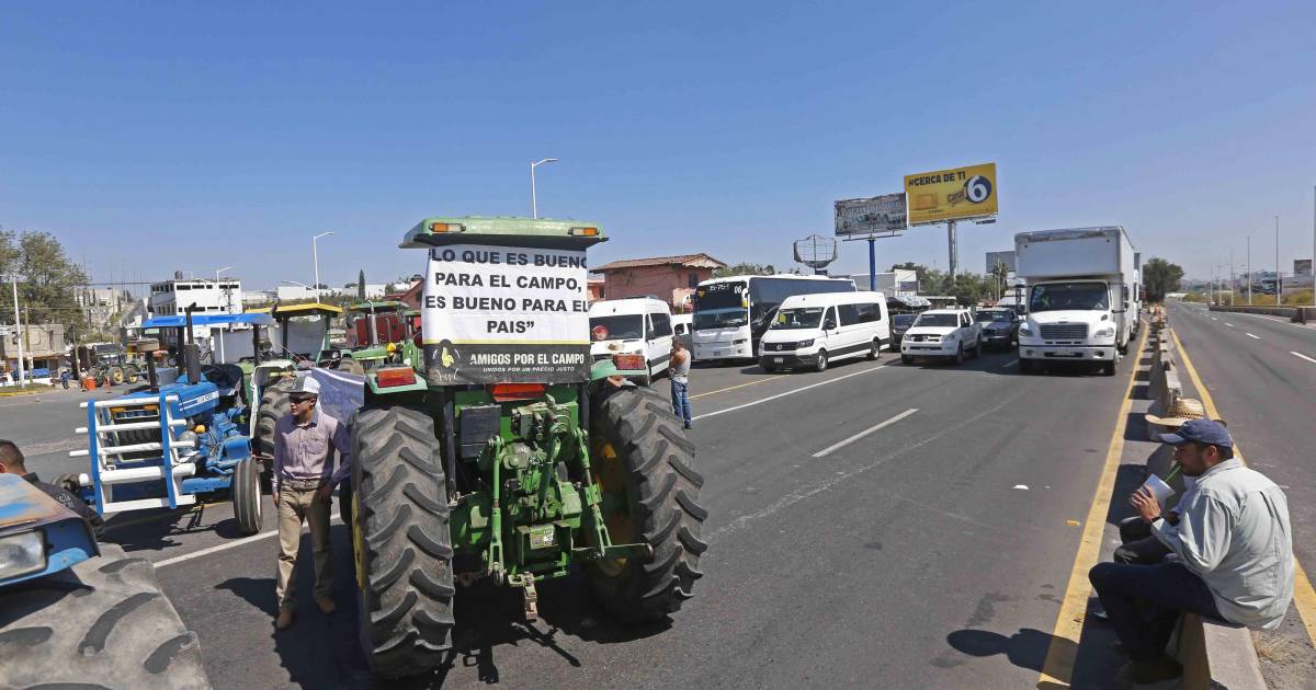 Alcanzan 33 puntos carreteros en 5 estados manifestaciones de campesinos