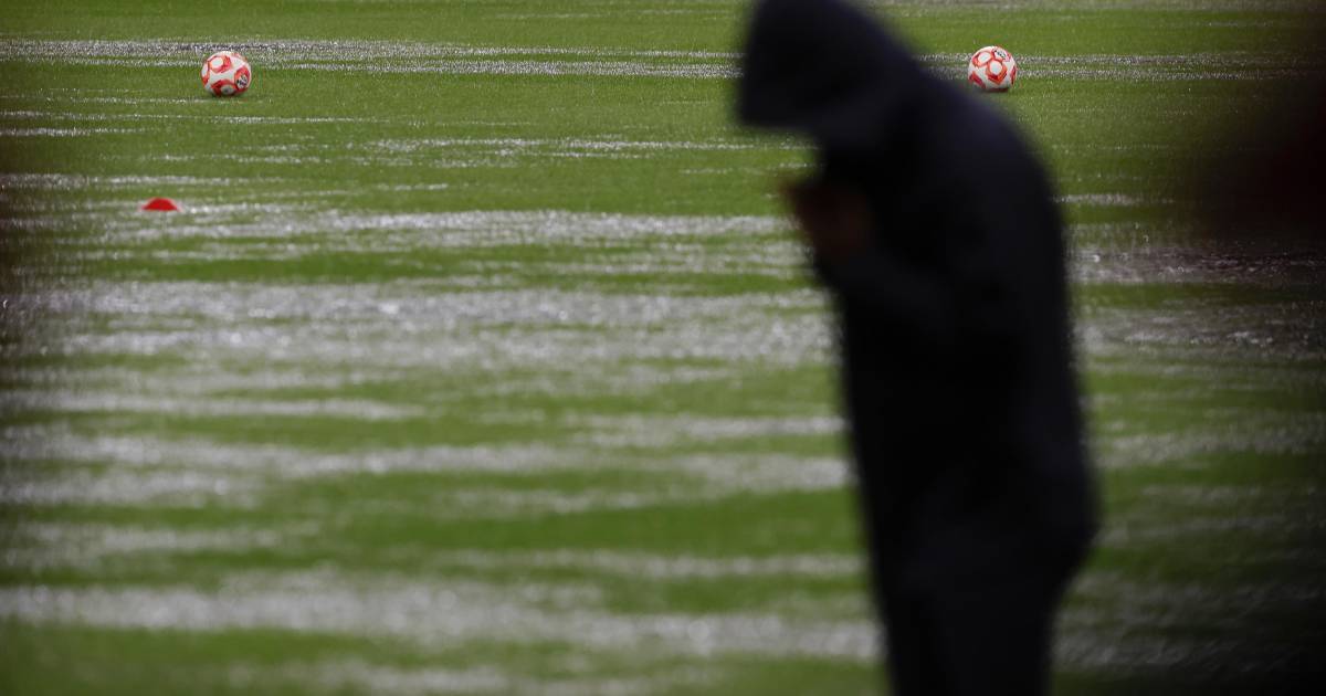 Estadio Akron exhibe su ‘nivel mundial’; tras diluvio, el sistema de drenaje hace su labor