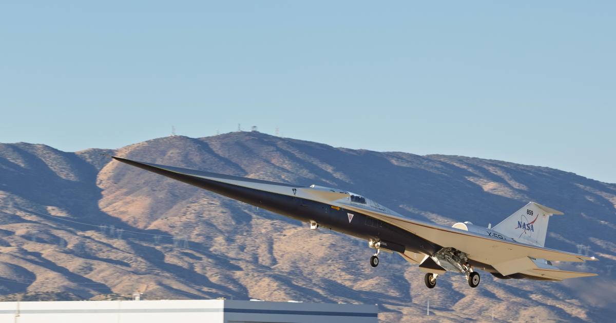 Prueba la NASA con éxito un nuevo jet supersónico sobre desierto de California
