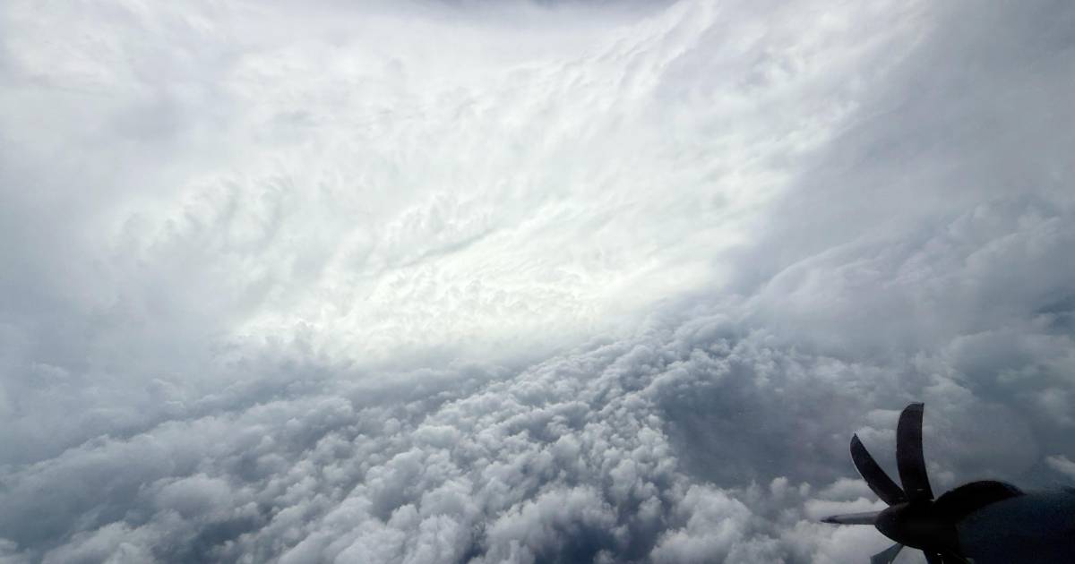 ¡Impresionante! Así luce el ojo del potente huracán Melissa de categoría 5