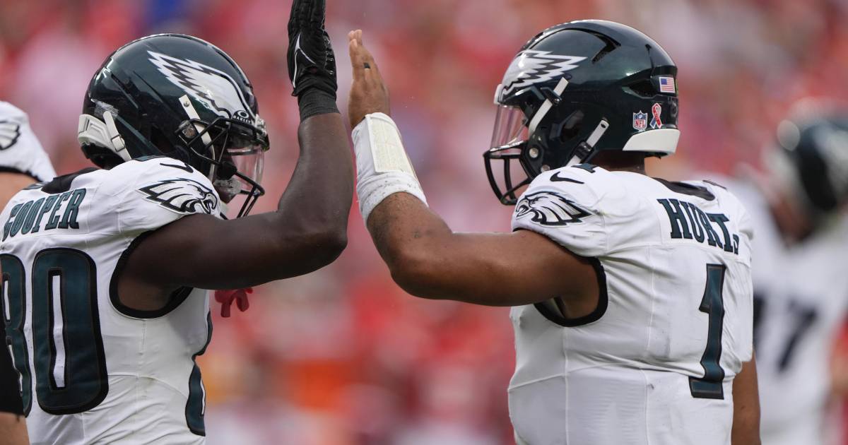 Eagles se imponen a los Chiefs en reedición del Super Bowl; Kansas City, con récord negativo