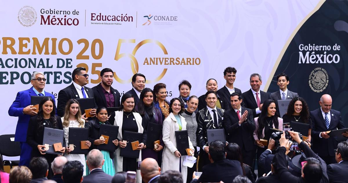 Premio Nacional del Deporte 2025: quiénes fueron los atletas reconocidos en la ceremonia oficial