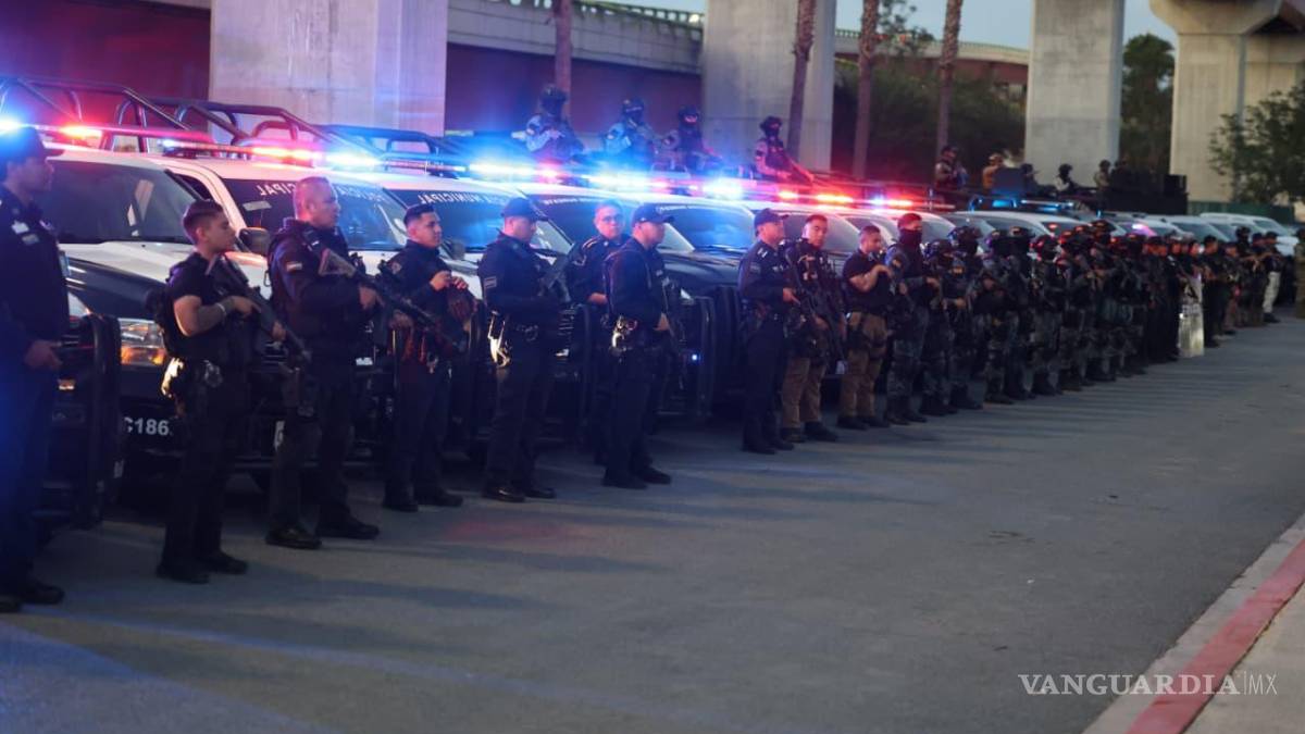 Activan operativo de seguridad para jornada electoral en Saltillo