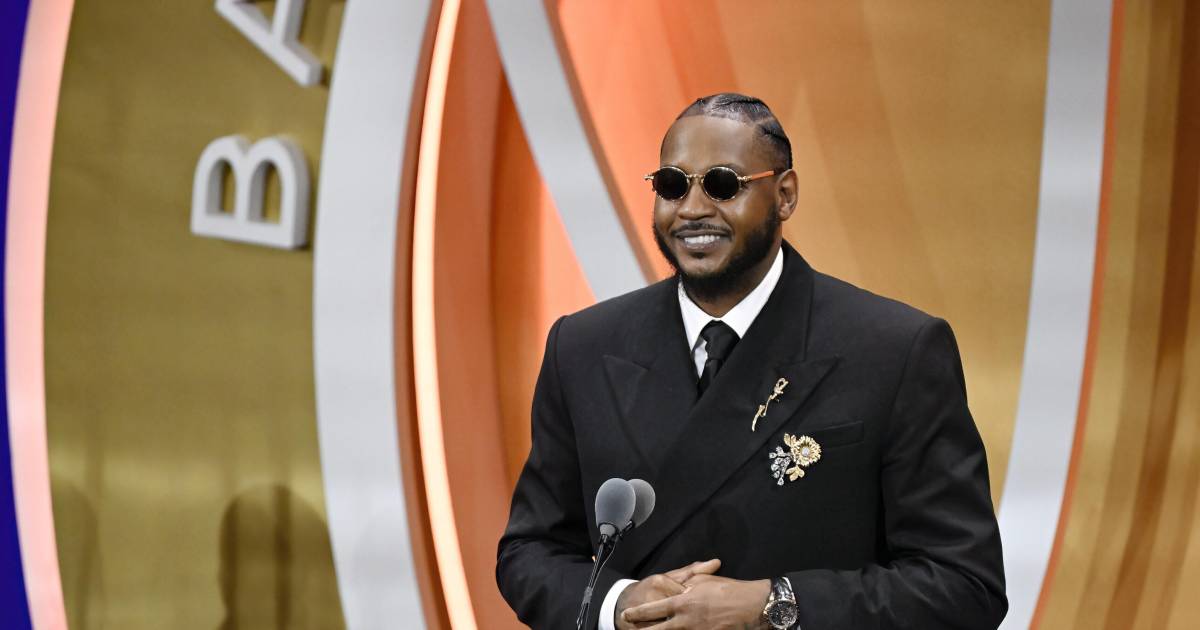Carmelo Anthony se une al Salón de la Fama junto a figuras históricas del baloncesto
