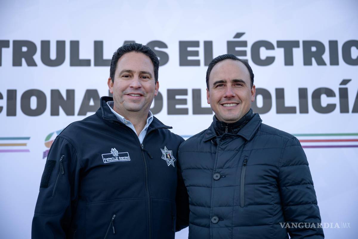 $!Javier Díaz González y Manolo Jiménez Salinas supervisan acciones coordinadas de seguridad en Saltillo para fortalecer la vigilancia urbana.