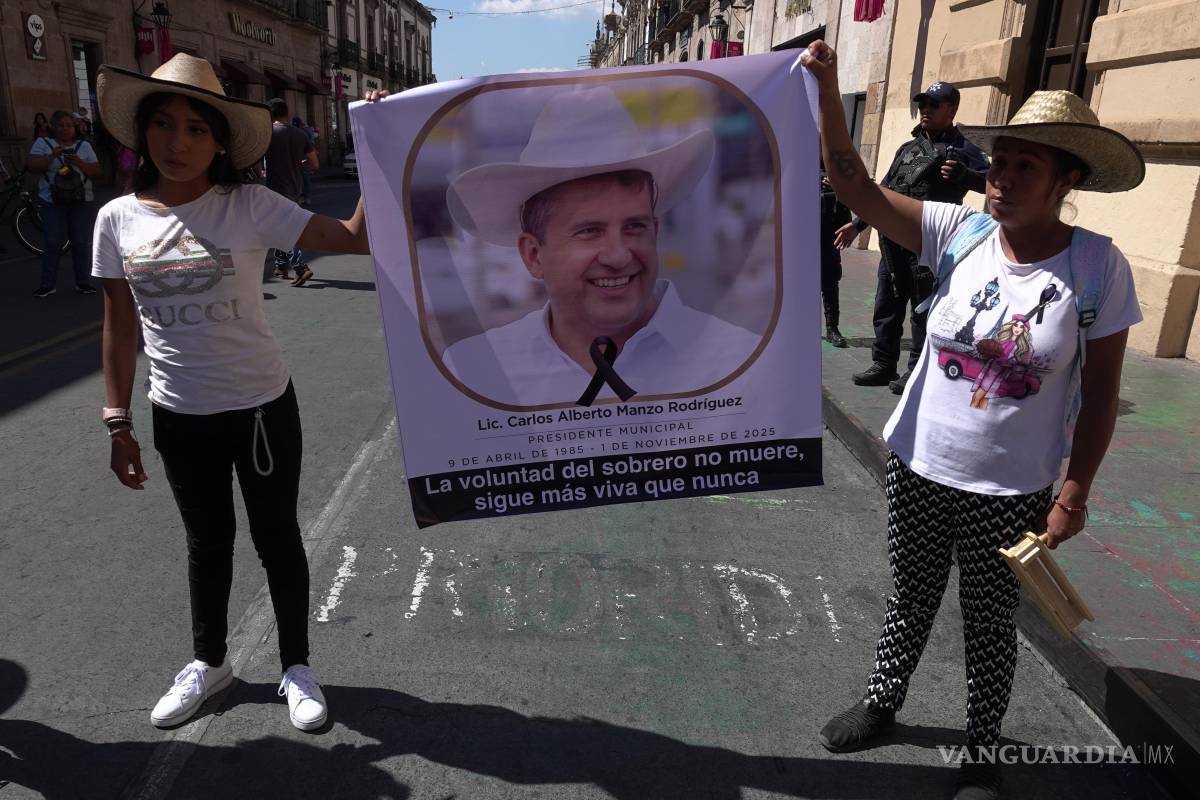 Por cuarto día consecutivo, protestan en Uruapan para exigir justicia por Carlos Manzo