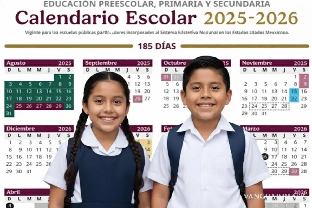 Calendario oficial SEP 2026... ¿Cuándo regresan de vacaciones los estudiantes de kínder, primaria y secundaria?