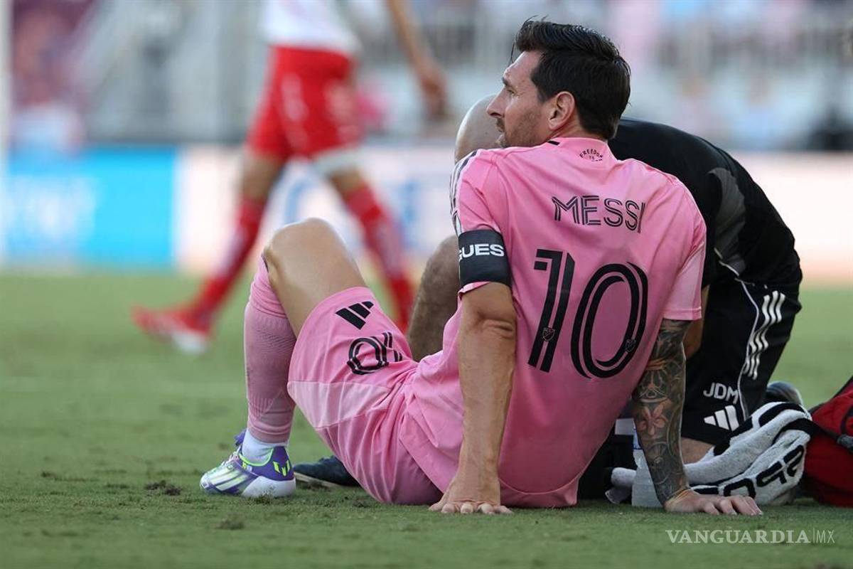 Messi no jugará ante Pumas en la Leagues Cup por lesión muscular
