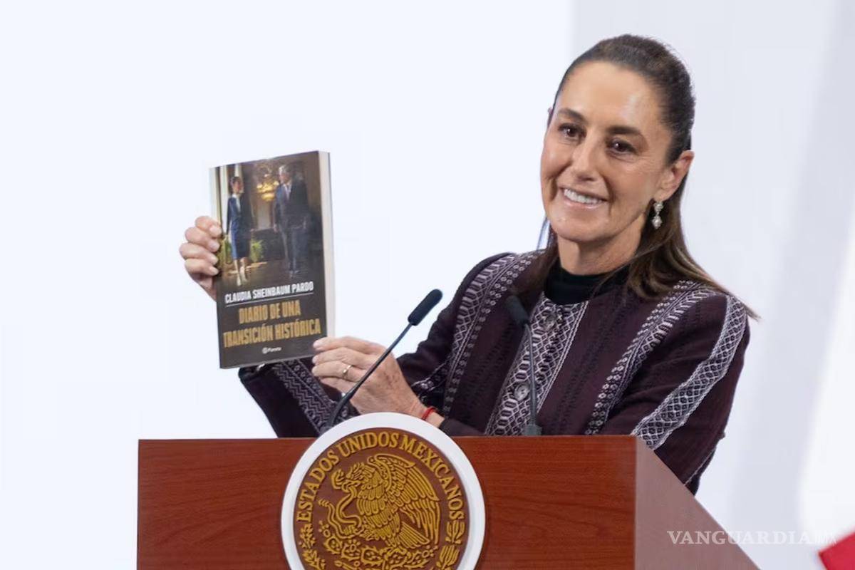 ¿Lo vas a leer?... Sheinbaum publica su libro ‘Diario de una transición histórica’, estará a la venta este fin de semana