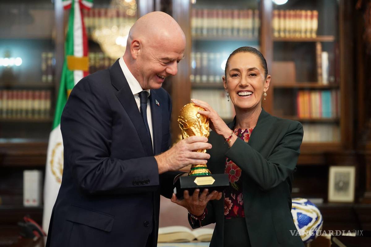 México rumbo al Mundial 2026: Sheinbaum se reúne con Infantino, presidente de la FIFA