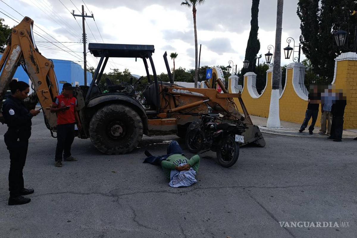 $!El cruce de las calles Viesca y Ocampo fue cerrado momentáneamente por las autoridades.