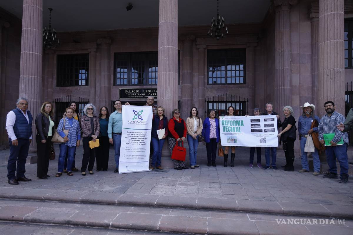 Presentan ‘Reforma Vecinal’: busca empoderar a coahuilenses en decisiones del gobierno