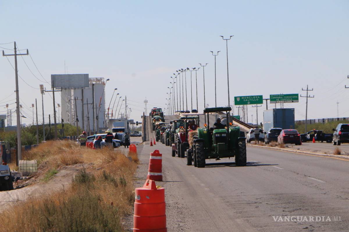 Productores y transportistas del norte de Coahuila se suman a manifestación pacífica