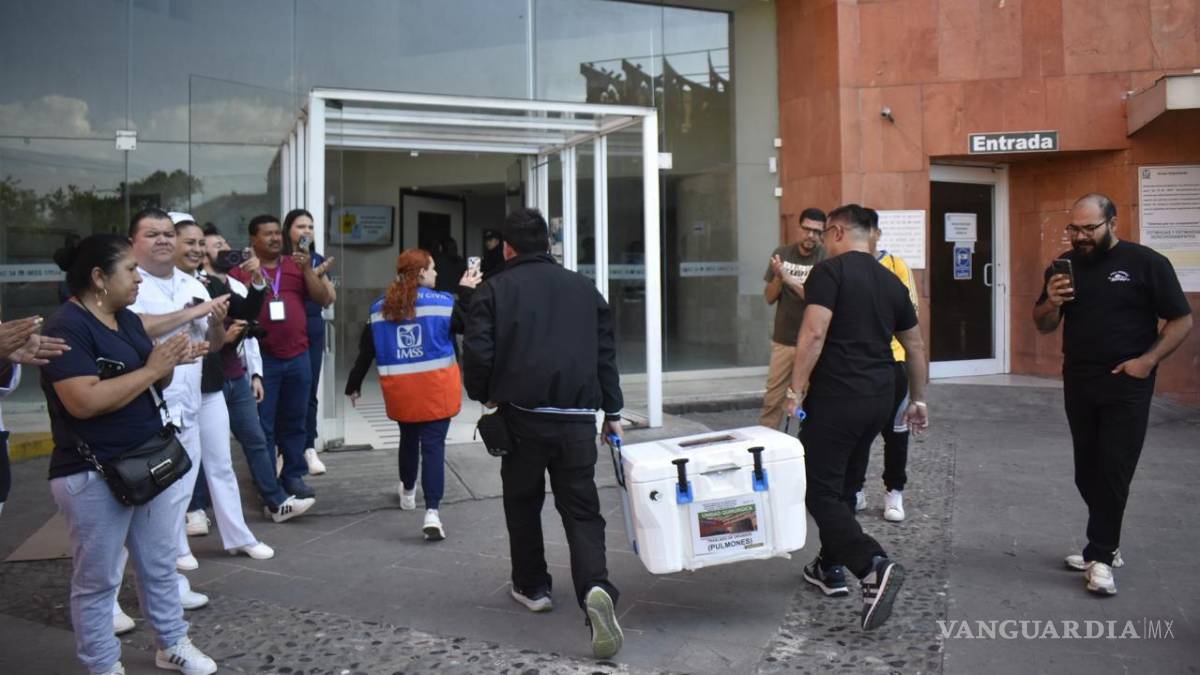 Trasladan pulmones de Celaya, Guanajuato a NL para trasplante