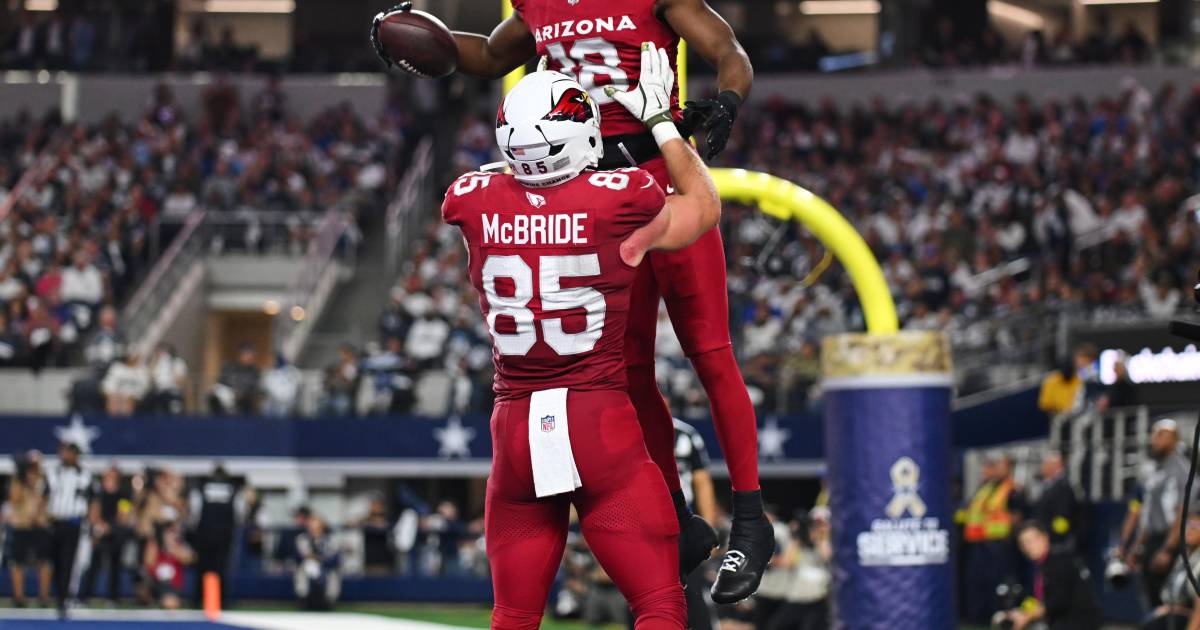 Cardinals sorprenden a los Cowboys y rompen su mala racha en el Monday Night Football