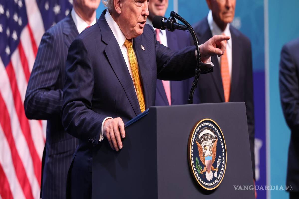 $!El presidente estadounidense Donald Trump habla durante una conferencia de prensa en la cumbre de la OTAN de 2026 en Ankara, Turquía.