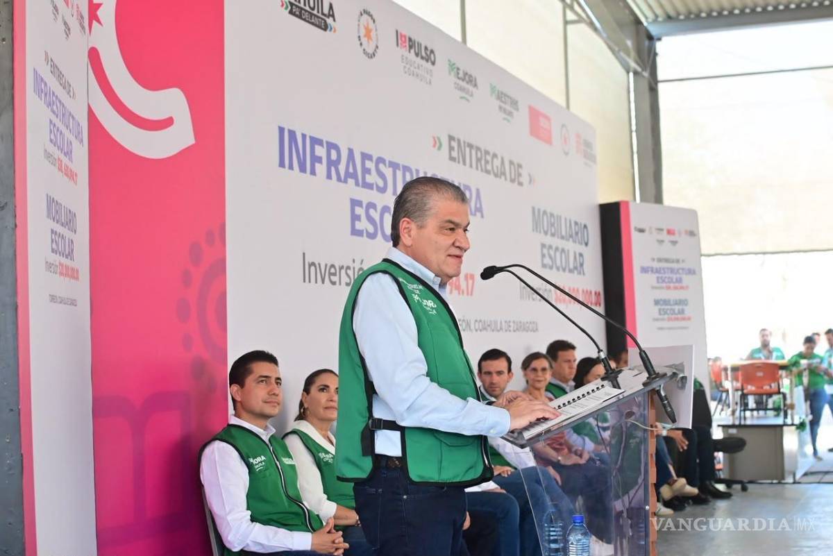 $!Se destinaron 38 millones de pesos a obras de infraestructura escolar en Torreón, anunció el alcalde.