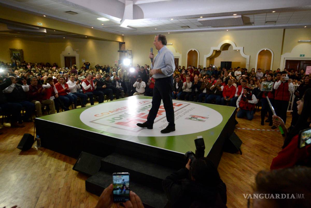 $!'Las calles son para los ciudadanos y las cárceles para los delincuentes', ratifica Meade en Saltillo