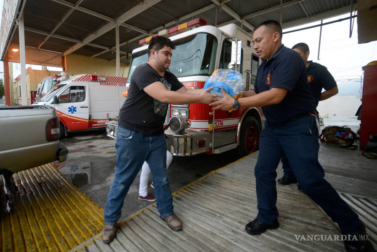 $!Niños saltillenses dan su donativo para damnificados por el terremoto