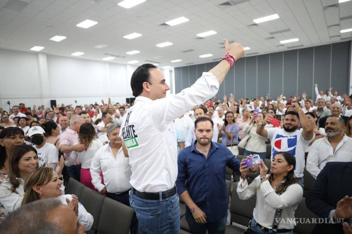 $!Manolo Jiménez resaltó en los programas sociales que se implementarán durante su administración.