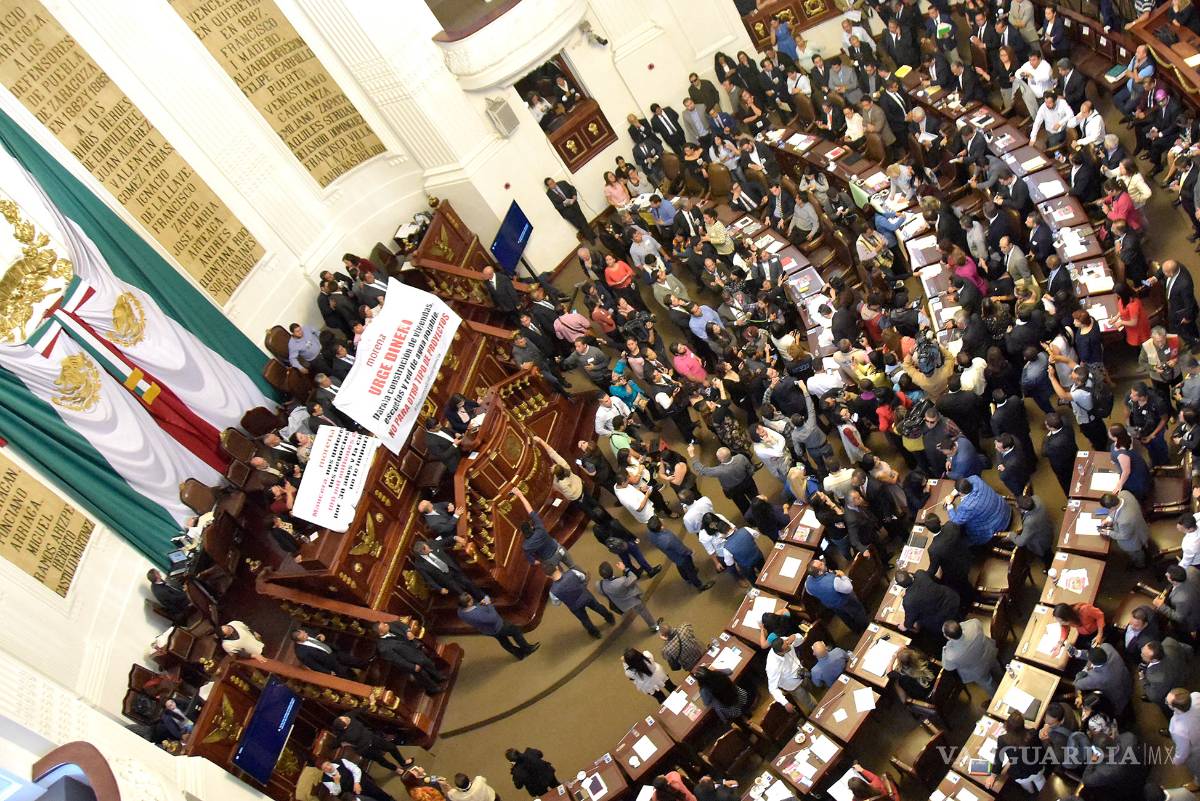 $!Morena 'revienta' sesión de la ALDF por planta de residuos