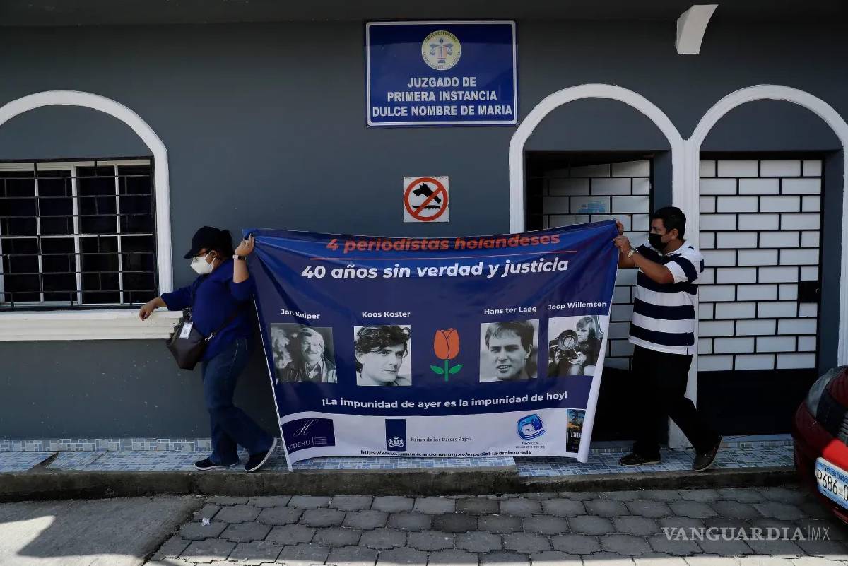$!Tras 43 años del asesinato de Kuiper, Koster, Ter Laag y Willemsen, un tribunal conformado por cinco mujeres, encontró culpables de este crimen al general José Guillermo García; al coronel Francisco Morán y al coronel Mario Adalberto Reyes Mena.