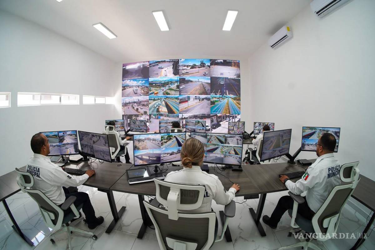 $!El Centro de Comando y Control (C2) fortalece la vigilancia mediante videomonitoreo permanente.