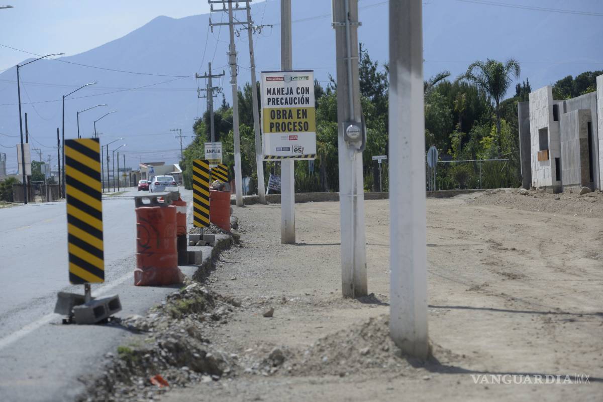 $!Detienen la ampliación de la carretera a Los Valdés
