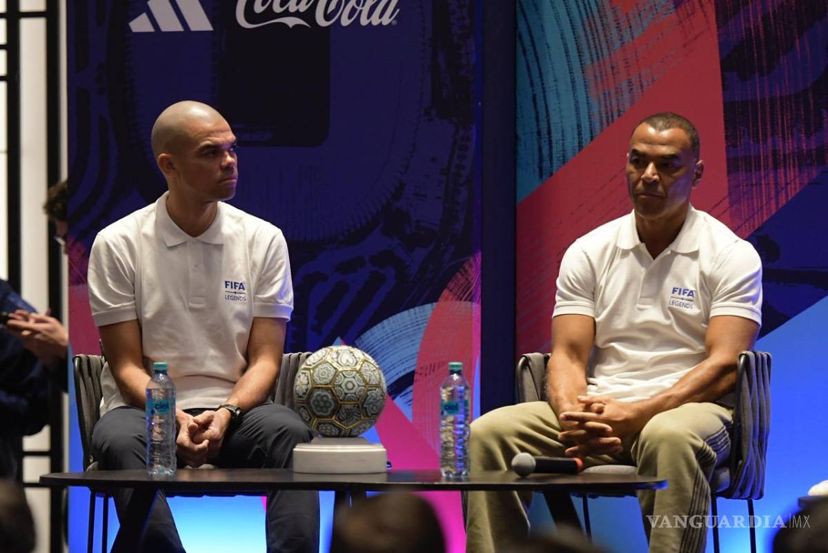 $!Cafú y Pepe encabezaron la presentación del Juego de Leyendas Corona en Monterrey, como parte del camino rumbo al Mundial 2026.