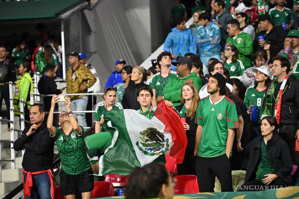 $!El grito de “¿Y si sí?” se apoderó de las tribunas de Santa Úrsula, donde la afición comenzó a creer que México puede romper una nueva barrera en el Mundial 2026.