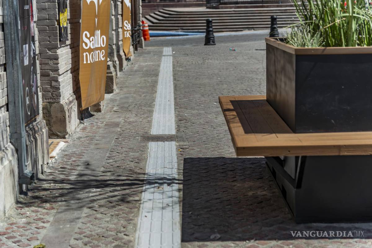 $!Dice AMEVER que el Paseo Capital prometía ser un espacio inclusivo y para todos, sin embargo, las personas con discapacidad visual no pueden desplazarse por el lugar.