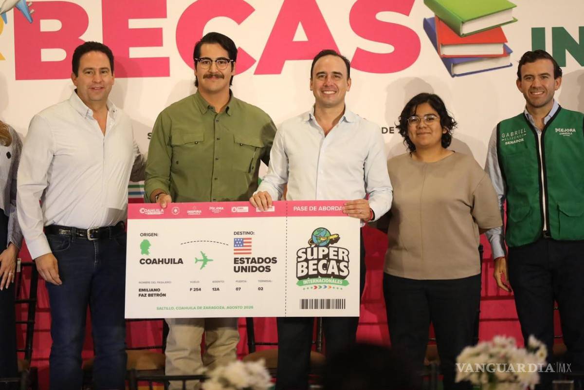 $!Emiliano Faz Betrón fue becado para realizar una estancia en Estados Unidos.
