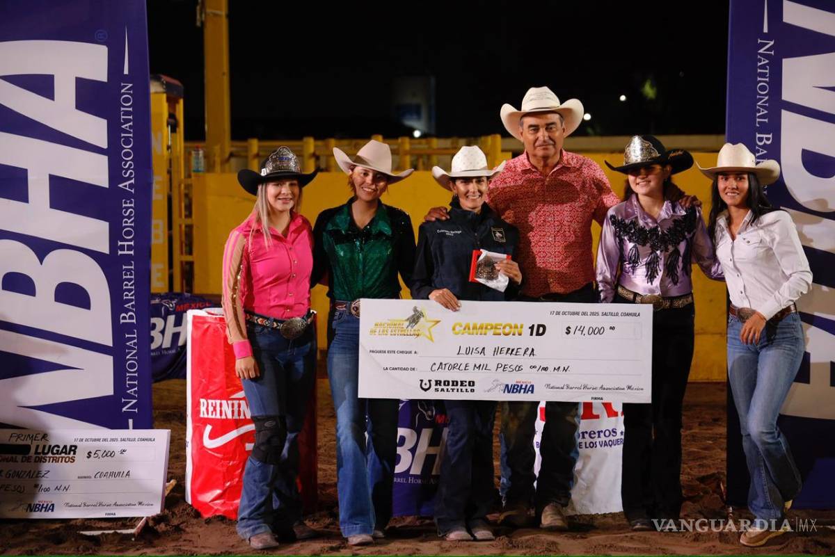 $!La chihuahuense Luisa Herrera, ganadora absoluta del Nacional de Barrileras. FOTO: OMAR SAUCEDO