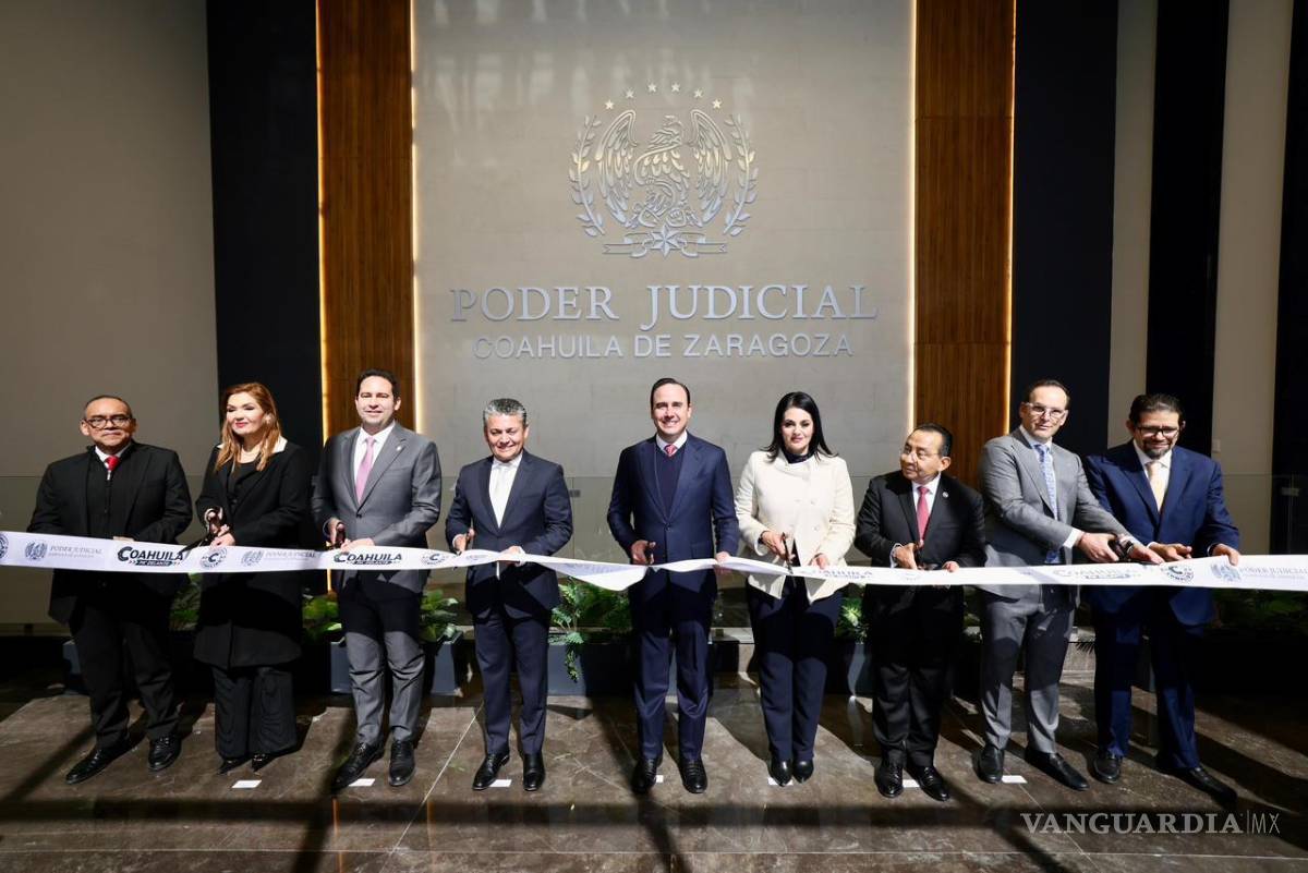 $!Recientemente, autoridades locales inauguraron la nueva Ciudad Judicial en Saltillo.