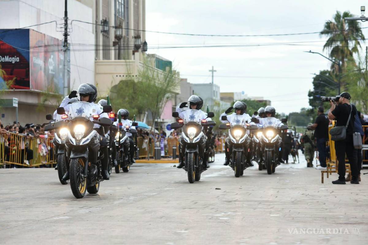 $!Elementos de corporaciones de seguridad formarán parte del desfile y del dispositivo preparado para la conmemoración del 16 de septiembre en Torreón.