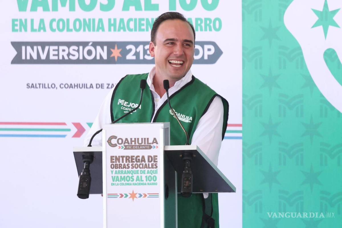 $!El gobernador Manolo Jiménez Salinas entregó dos aulas en la primaria Javier López del Bosque.