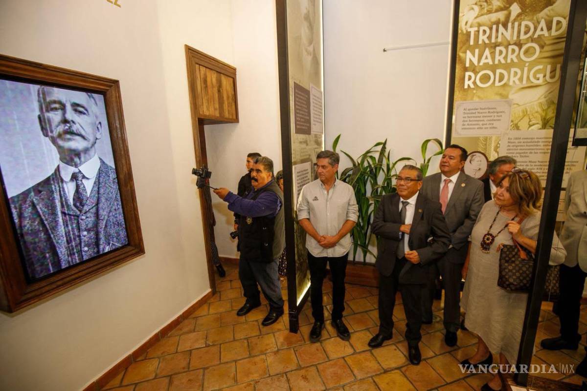$!La foto del fundador de la institución, don Antonio Narro, no podía faltar en el nuevo museo.