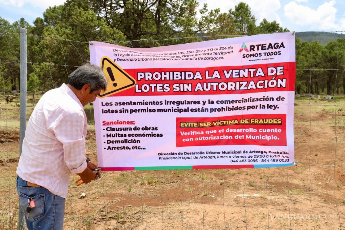 $!Autoridades señalaron que la comercialización de lotes sin autorización municipal está prohibida y puede derivar en sanciones.